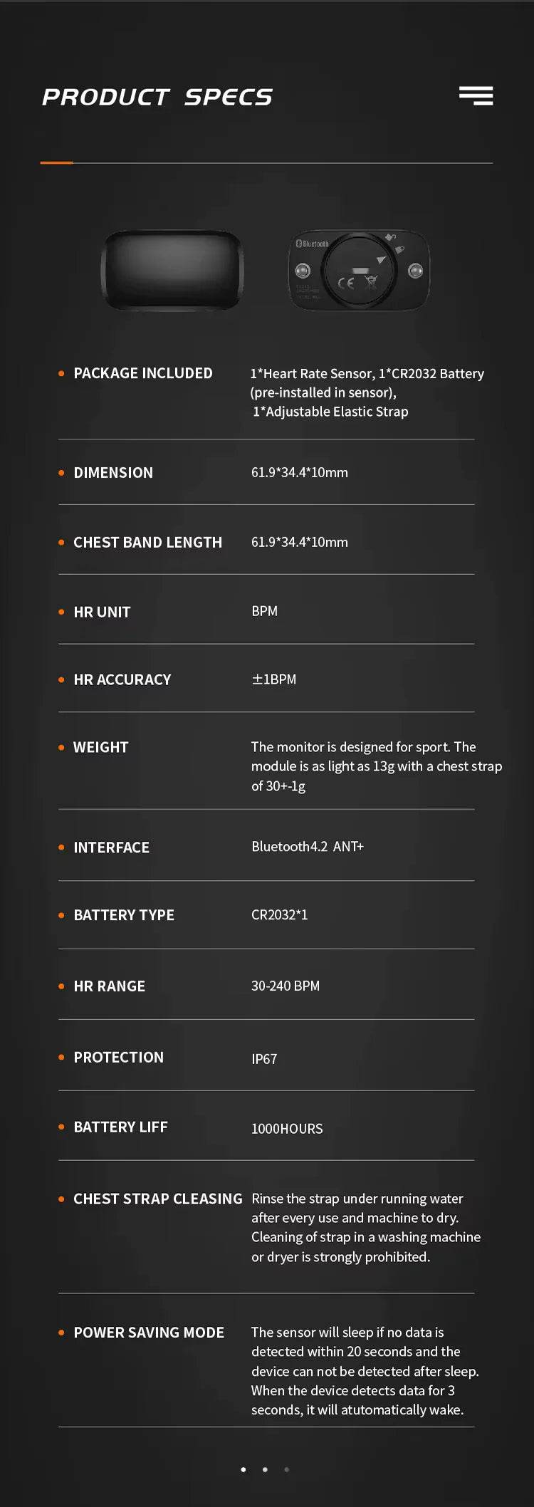 Dual Mode Heart Rate Monitor: ANT+ & Bluetooth for Cycling & Fitness - Stylemein