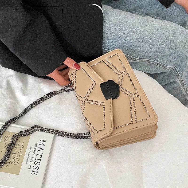 Handbags | Chain Brand PU Leather Bags | Fashion Shoulder Bag | Lady Luxury Small Handbags - Stylemein