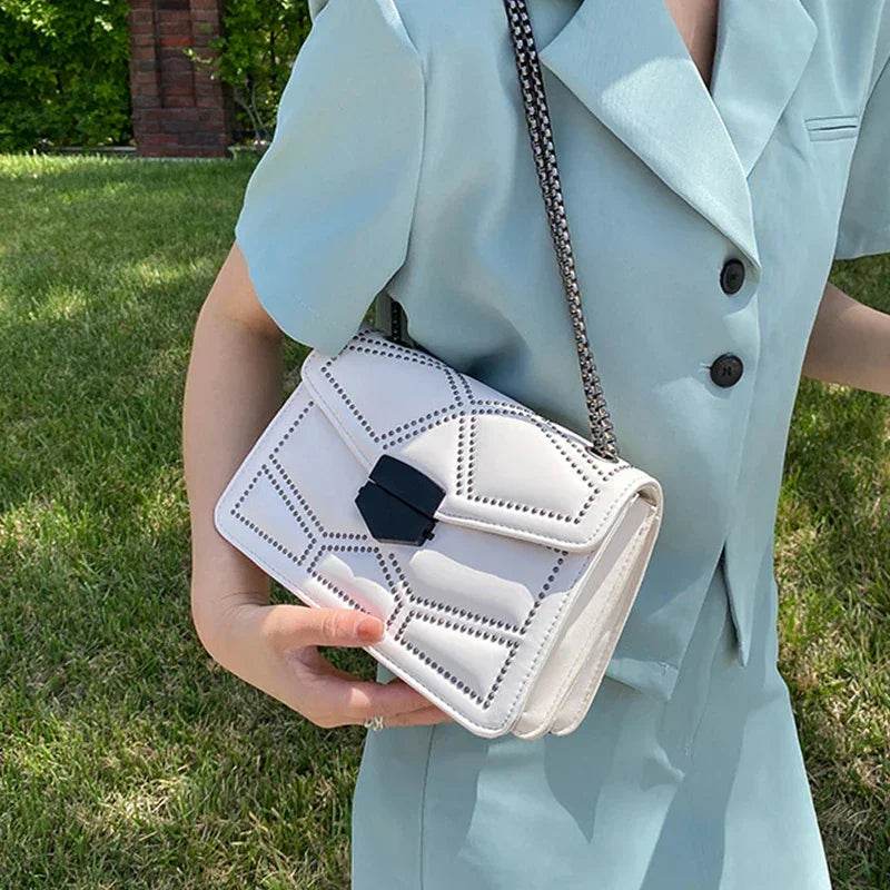 Handbags | Chain Brand PU Leather Bags | Fashion Shoulder Bag | Lady Luxury Small Handbags - Stylemein