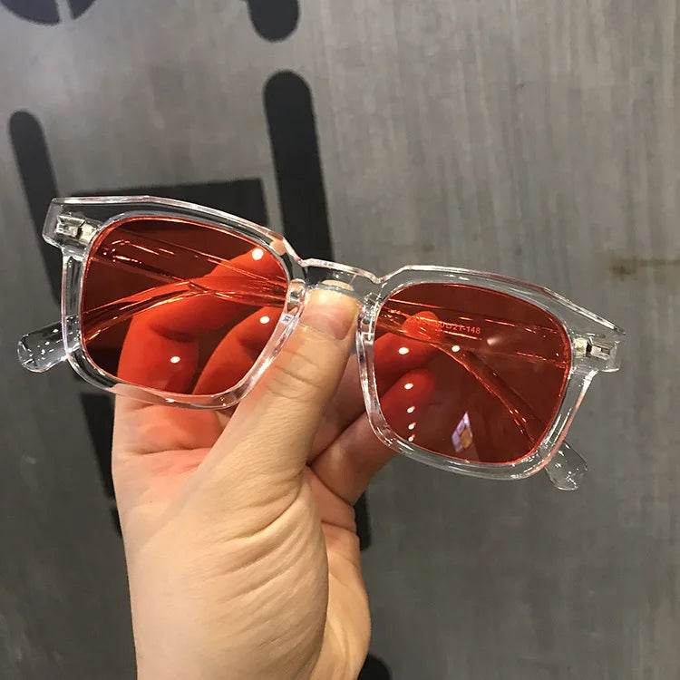 Stylemein - Polygon Square Sunglasses – Retro Hip Hop Style Unisex Eyewear with Bold Geometric Frame and UV Protection