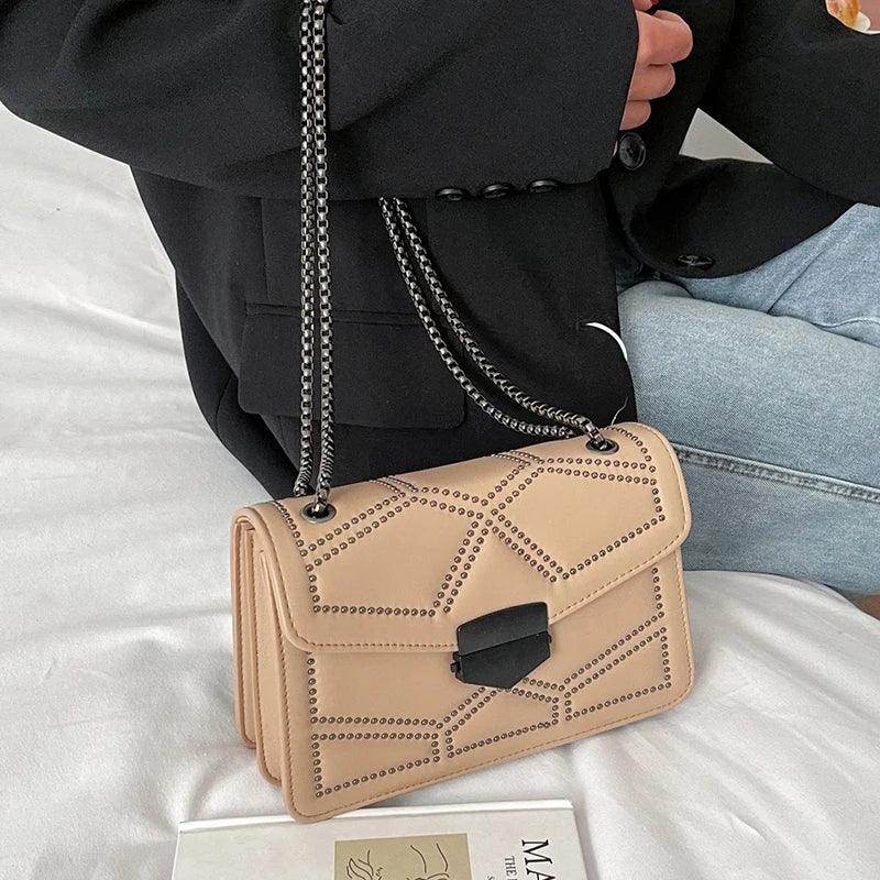 Handbags | Chain Brand PU Leather Bags | Fashion Shoulder Bag | Lady Luxury Small Handbags - Stylemein