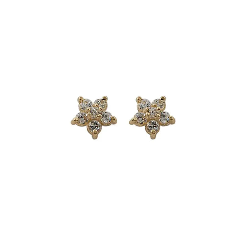 Elegant star-shaped earrings

