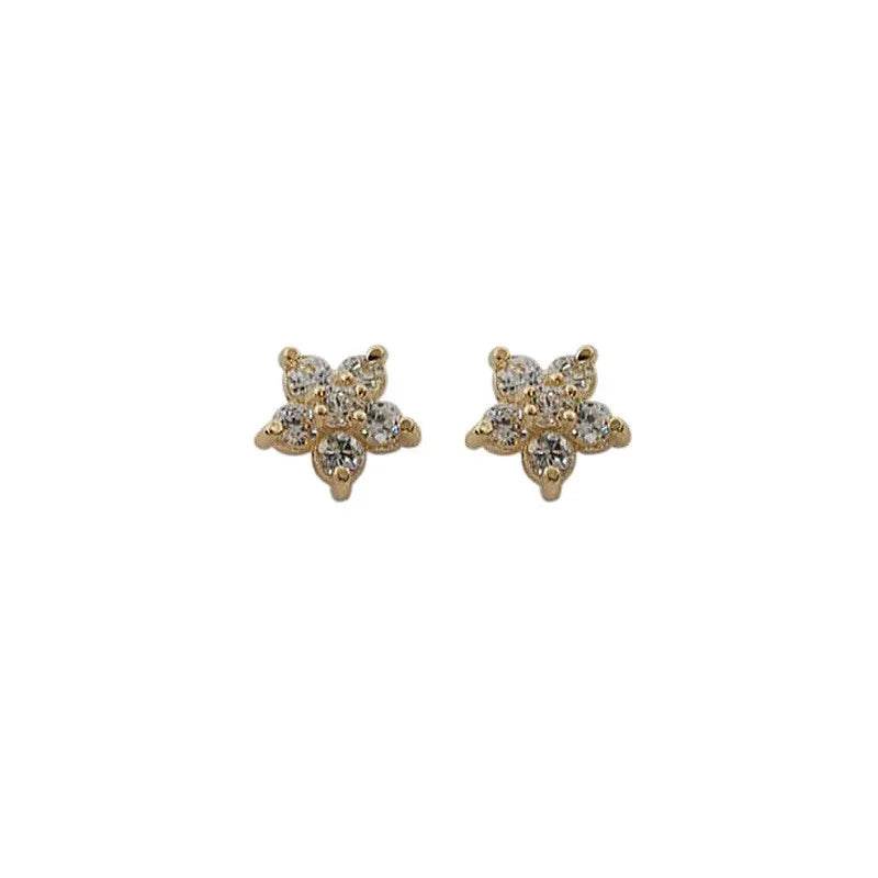 Elegant star-shaped earrings

