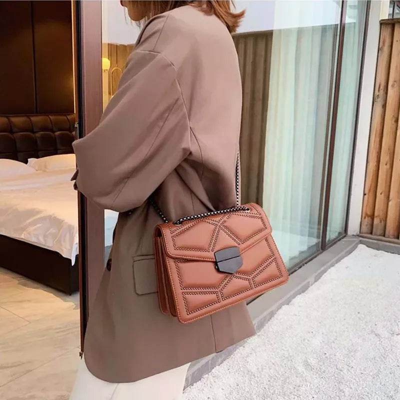 Handbags | Chain Brand PU Leather Bags | Fashion Shoulder Bag | Lady Luxury Small Handbags - Stylemein