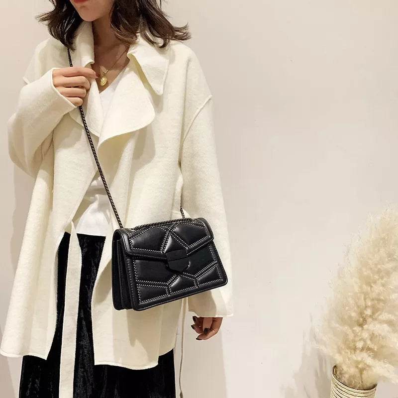 Handbags | Chain Brand PU Leather Bags | Fashion Shoulder Bag | Lady Luxury Small Handbags - Stylemein