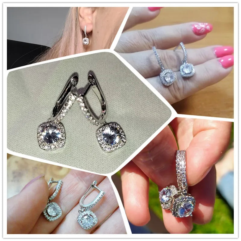 Sparkly drop earrings

