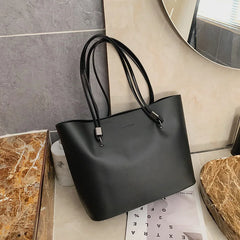 Leather Shoulder Bags, High Capacity Handbags, Women Large Shoulder Travel Bag