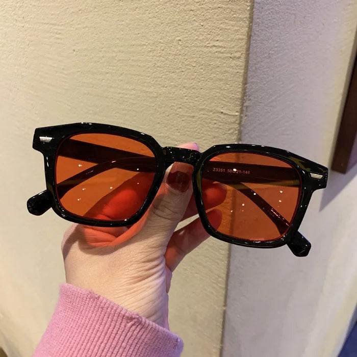 Stylemein - Polygon Square Sunglasses – Retro Hip Hop Style Unisex Eyewear with Bold Geometric Frame and UV Protection