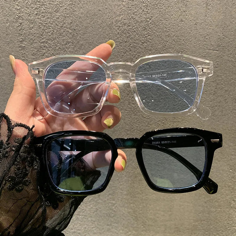 Polygon Square Sunglasses – Retro Hip Hop Style Unisex Eyewear with Bold Geometric Frame and UV Protection