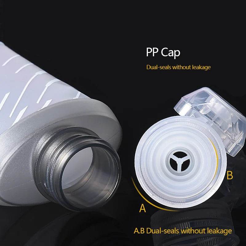 Ultra-Light Collapsible Soft Flask: Fuel Your Run with Easy Hydration (170ml) - Stylemein