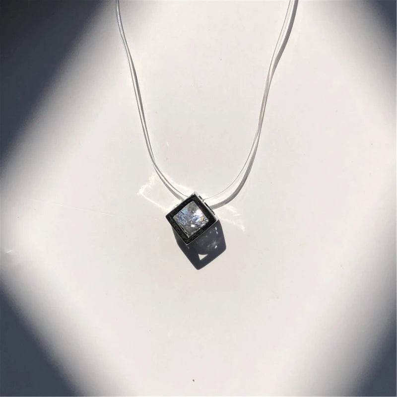 Women's fishing line choker

