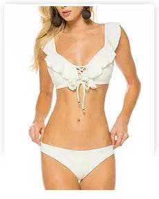 Sexy Bikini Set Beachwear Two Piece Set Summer Thong Bathing Suit Brazilian Swimsuit - Stylemein