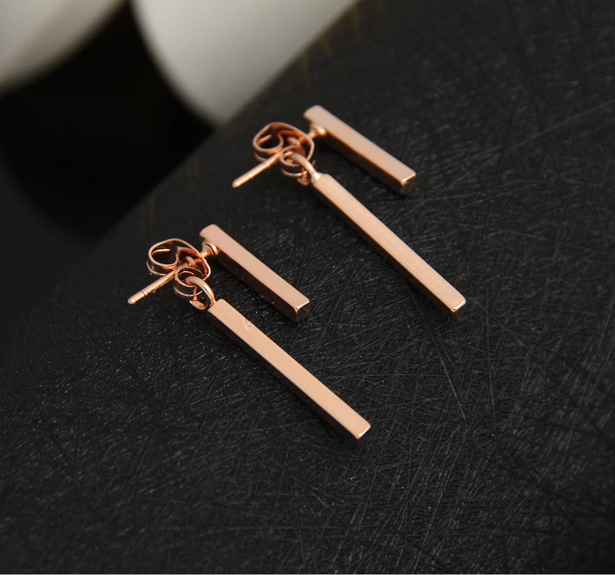 Women’s T Bar Drop Earrings – Minimalist Geometric Fashion Jewelry