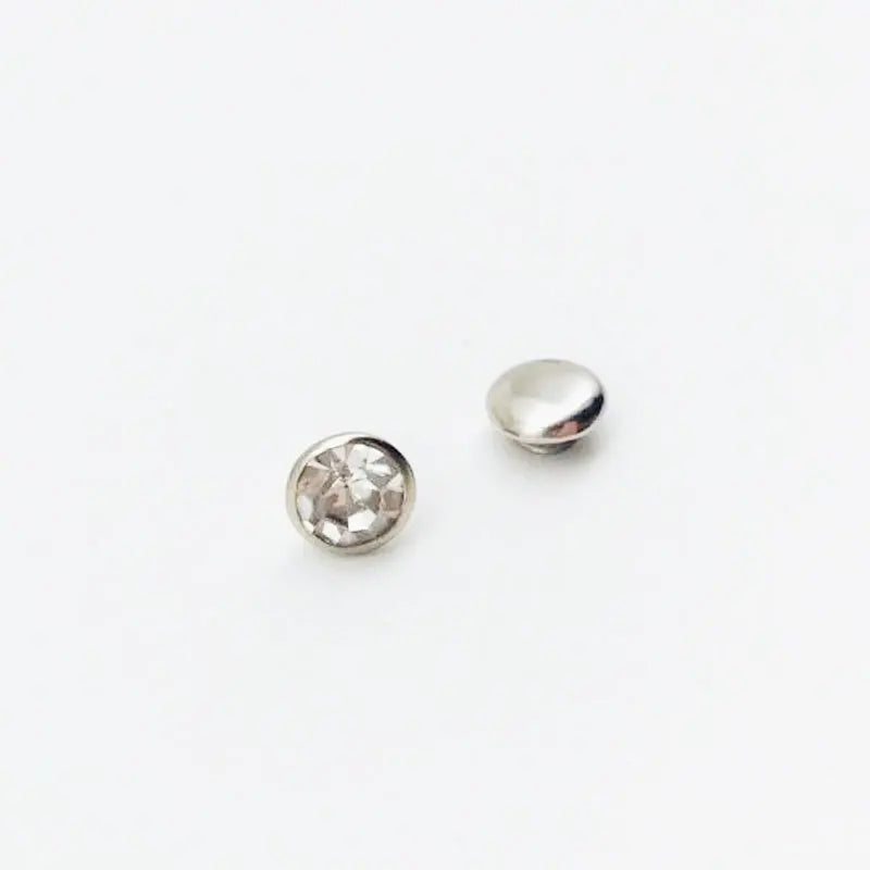 100 Sets Color Crystal Rhinestone Rivets – DIY Nail, Clothing & Bag Decorations