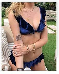 Sexy Bikini Set Beachwear Two Piece Set Summer Thong Bathing Suit Brazilian Swimsuit - Stylemein