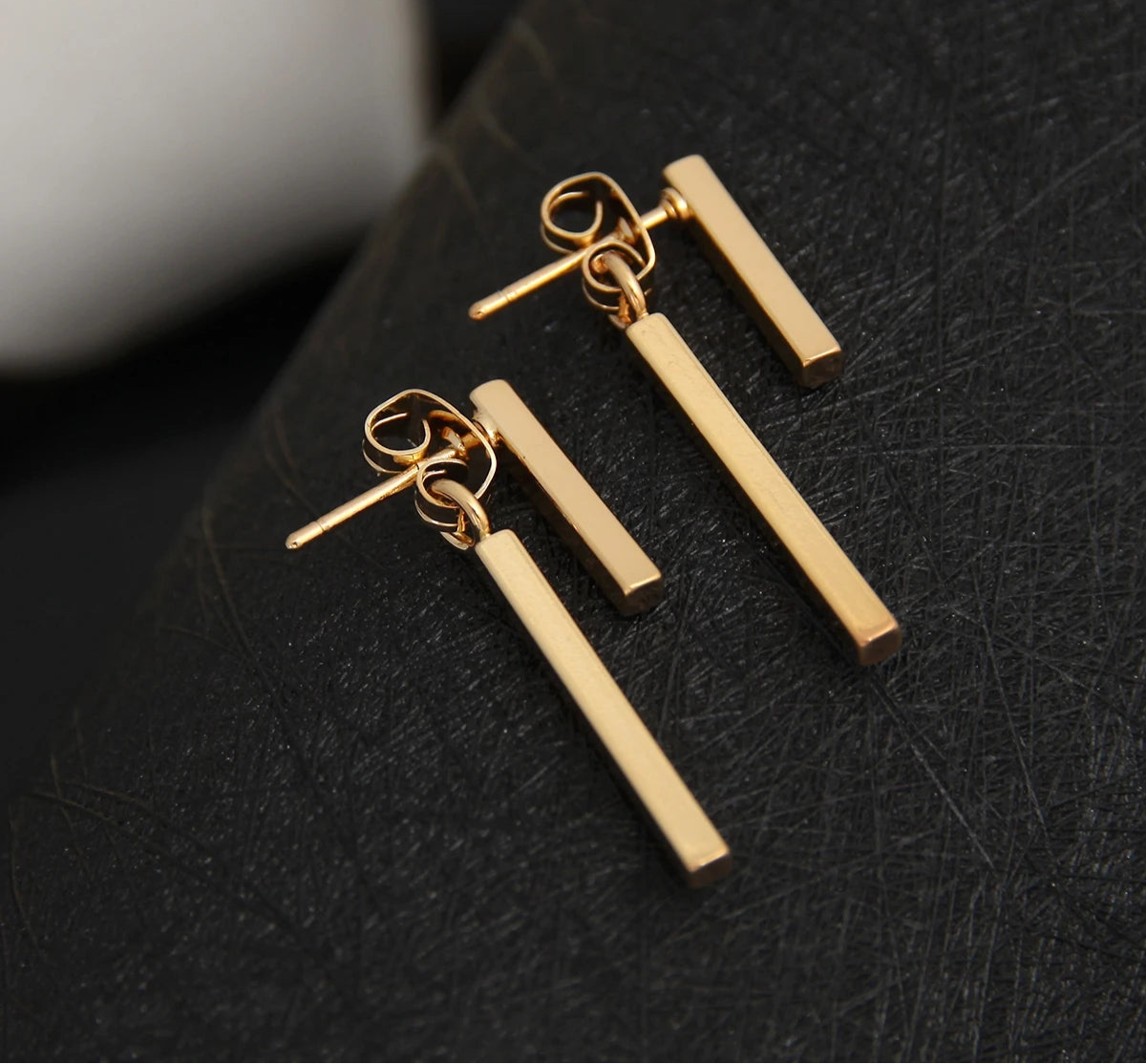 Women’s T Bar Drop Earrings – Minimalist Geometric Fashion Jewelry