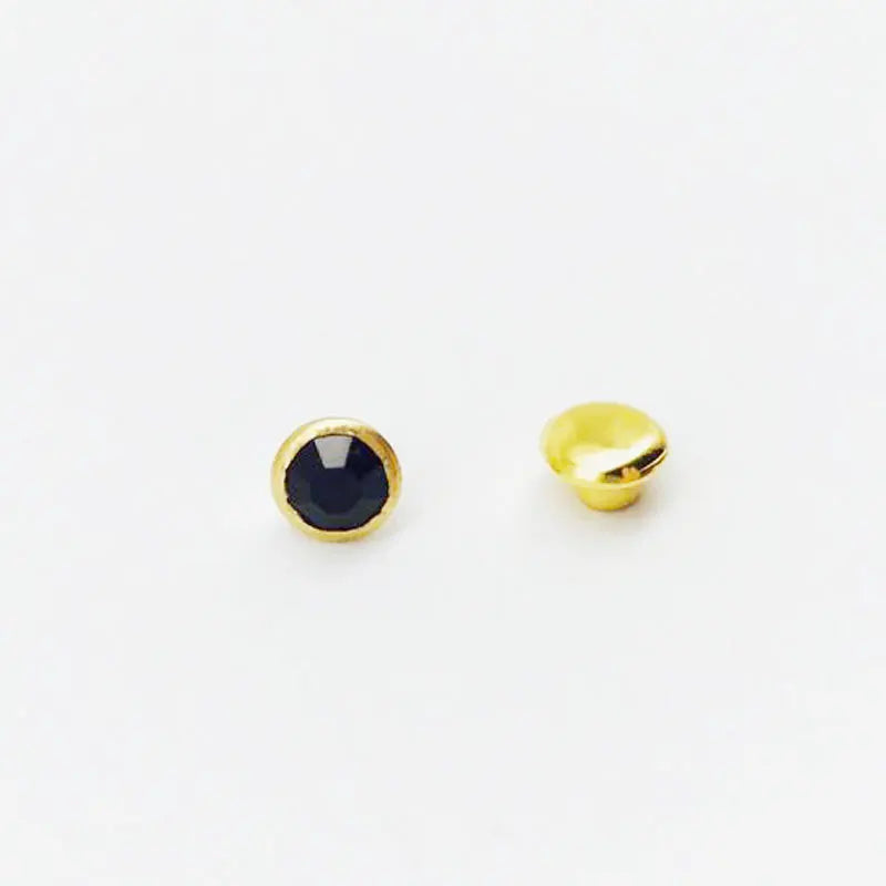 100 Sets Color Crystal Rhinestone Rivets – DIY Nail, Clothing & Bag Decorations