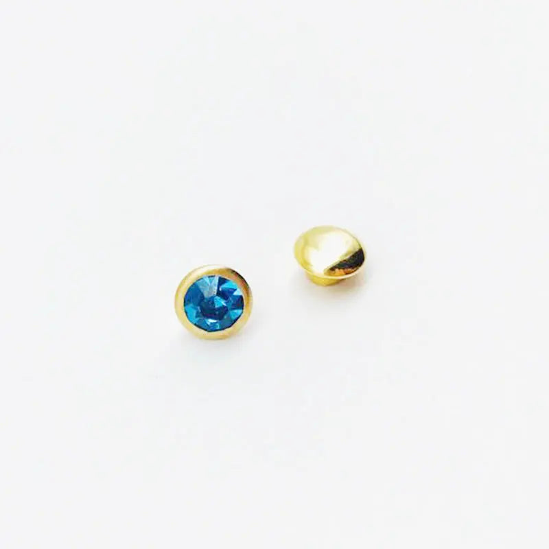 100 Sets Color Crystal Rhinestone Rivets – DIY Nail, Clothing & Bag Decorations