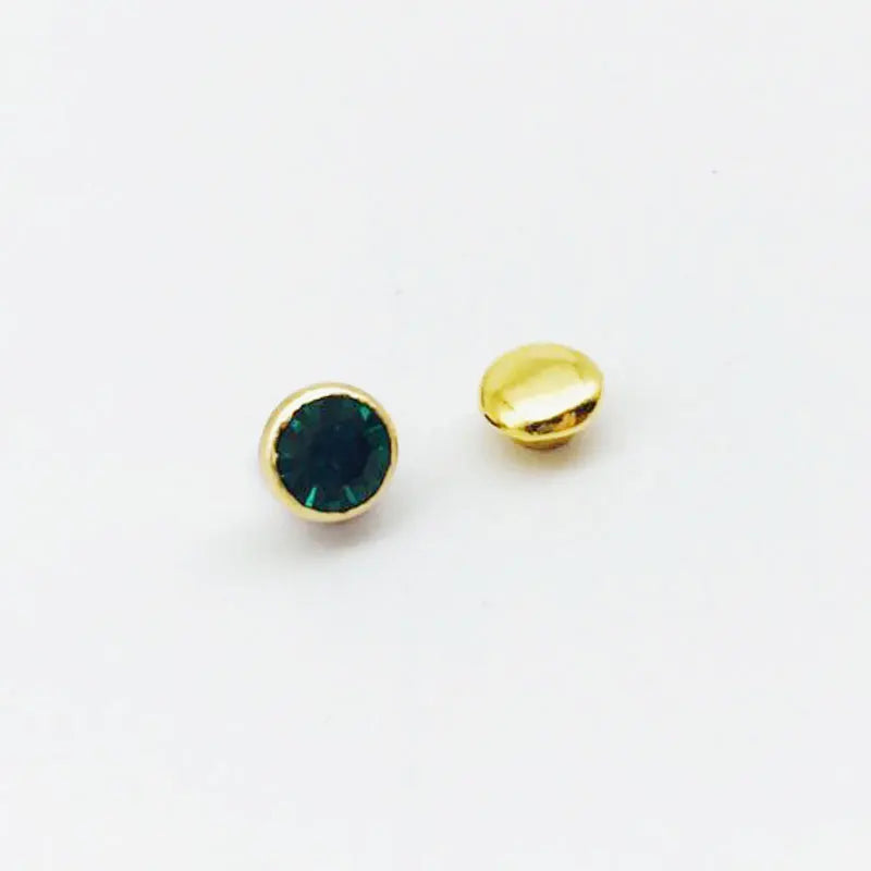 100 Sets Color Crystal Rhinestone Rivets – DIY Nail, Clothing & Bag Decorations