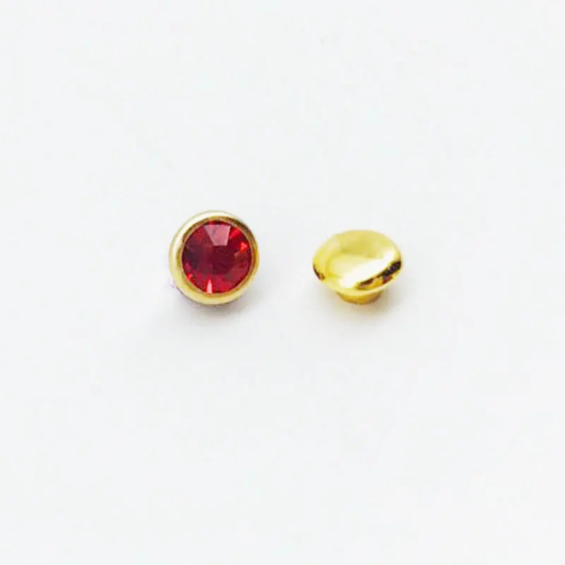 100 Sets Color Crystal Rhinestone Rivets – DIY Nail, Clothing & Bag Decorations