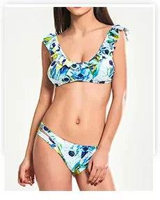 Sexy Bikini Set Beachwear Two Piece Set Summer Thong Bathing Suit Brazilian Swimsuit - Stylemein