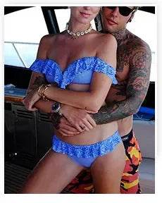 Sexy Bikini Set Beachwear Two Piece Set Summer Thong Bathing Suit Brazilian Swimsuit - Stylemein