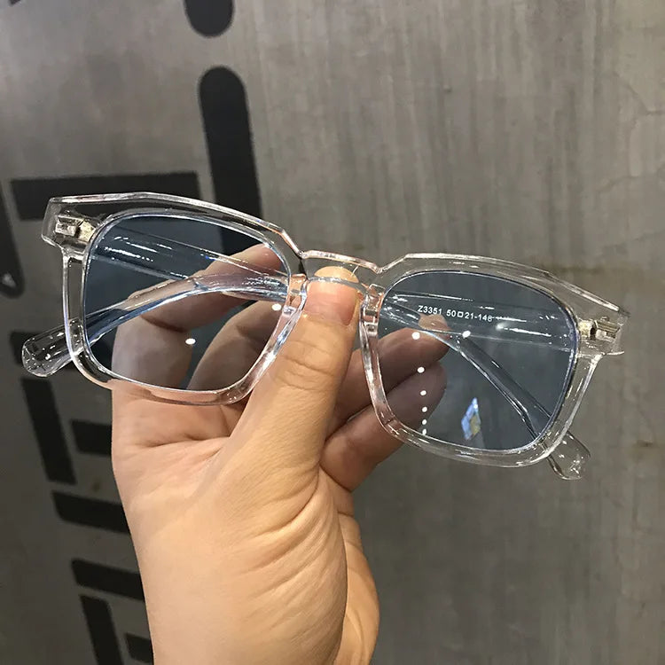 Polygon Square Sunglasses – Retro Hip Hop Style Unisex Eyewear with Bold Geometric Frame and UV Protection