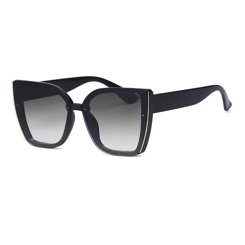 Oversized Cat Eye Sunglasses – Retro Square Frame Fashion Eyewear for Women & Men