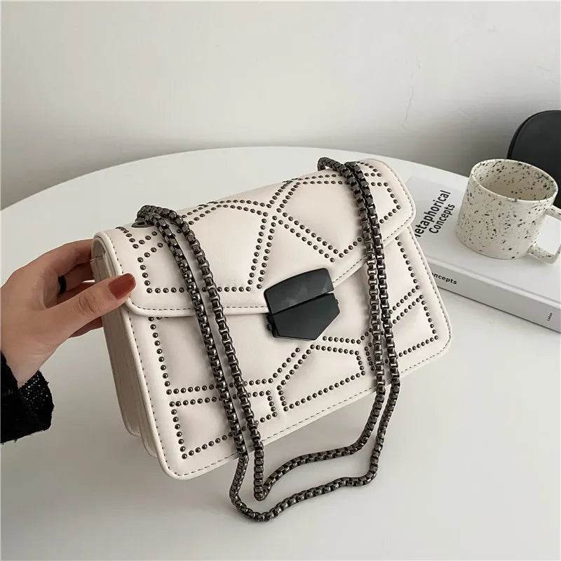 Handbags | Chain Brand PU Leather Bags | Fashion Shoulder Bag | Lady Luxury Small Handbags - Stylemein