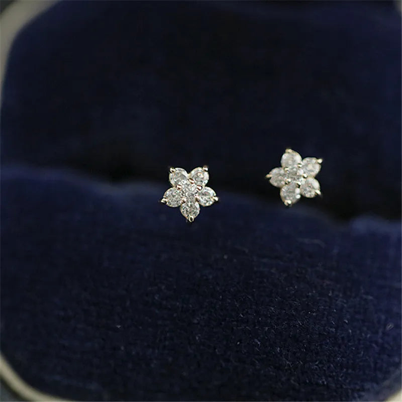 Sterling silver star earrings

