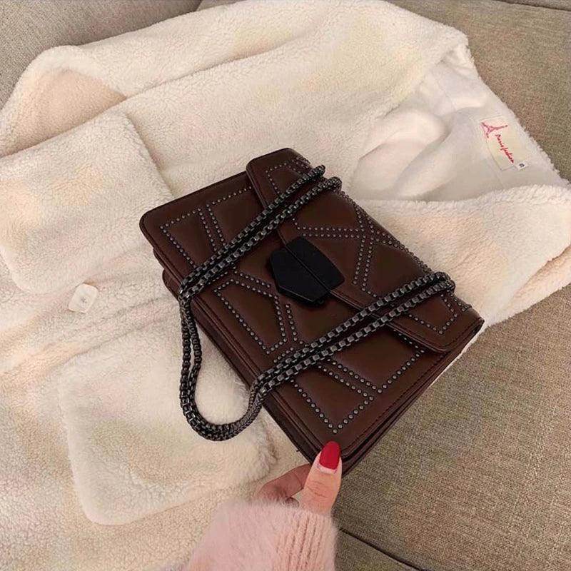 Handbags | Chain Brand PU Leather Bags | Fashion Shoulder Bag | Lady Luxury Small Handbags - Stylemein