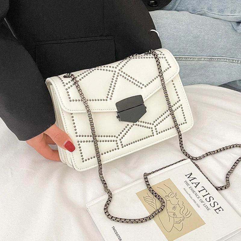 Handbags | Chain Brand PU Leather Bags | Fashion Shoulder Bag | Lady Luxury Small Handbags - Stylemein