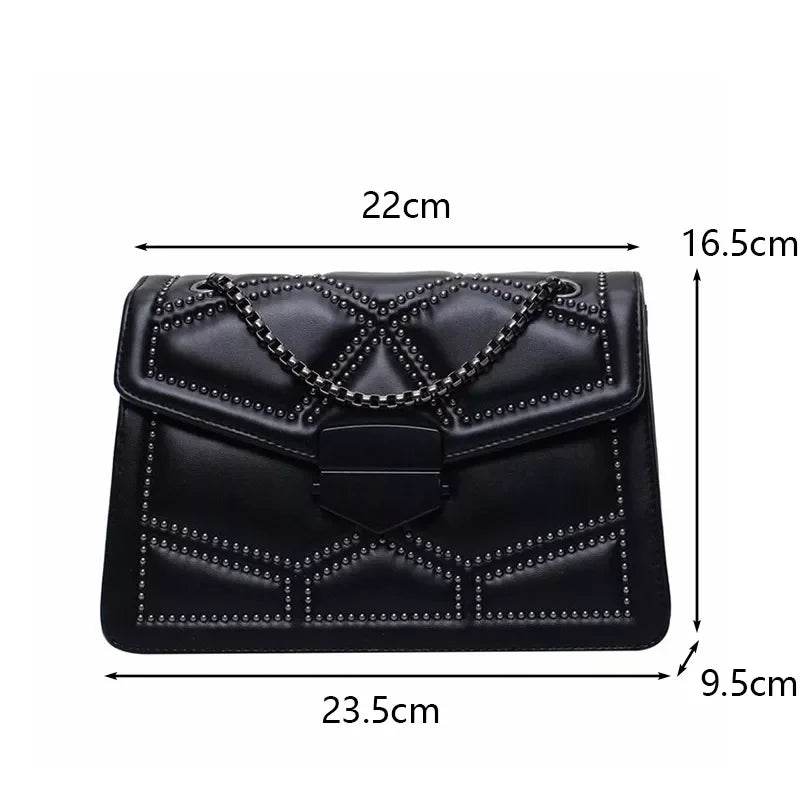 Handbags | Chain Brand PU Leather Bags | Fashion Shoulder Bag | Lady Luxury Small Handbags - Stylemein