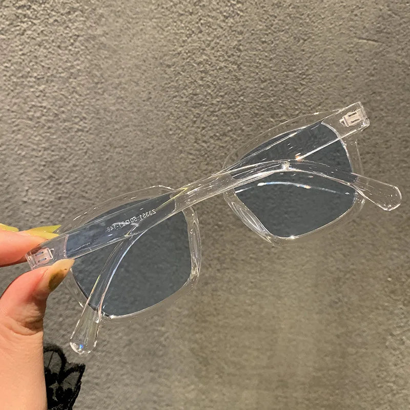 Polygon Square Sunglasses – Retro Hip Hop Style Unisex Eyewear with Bold Geometric Frame and UV Protection