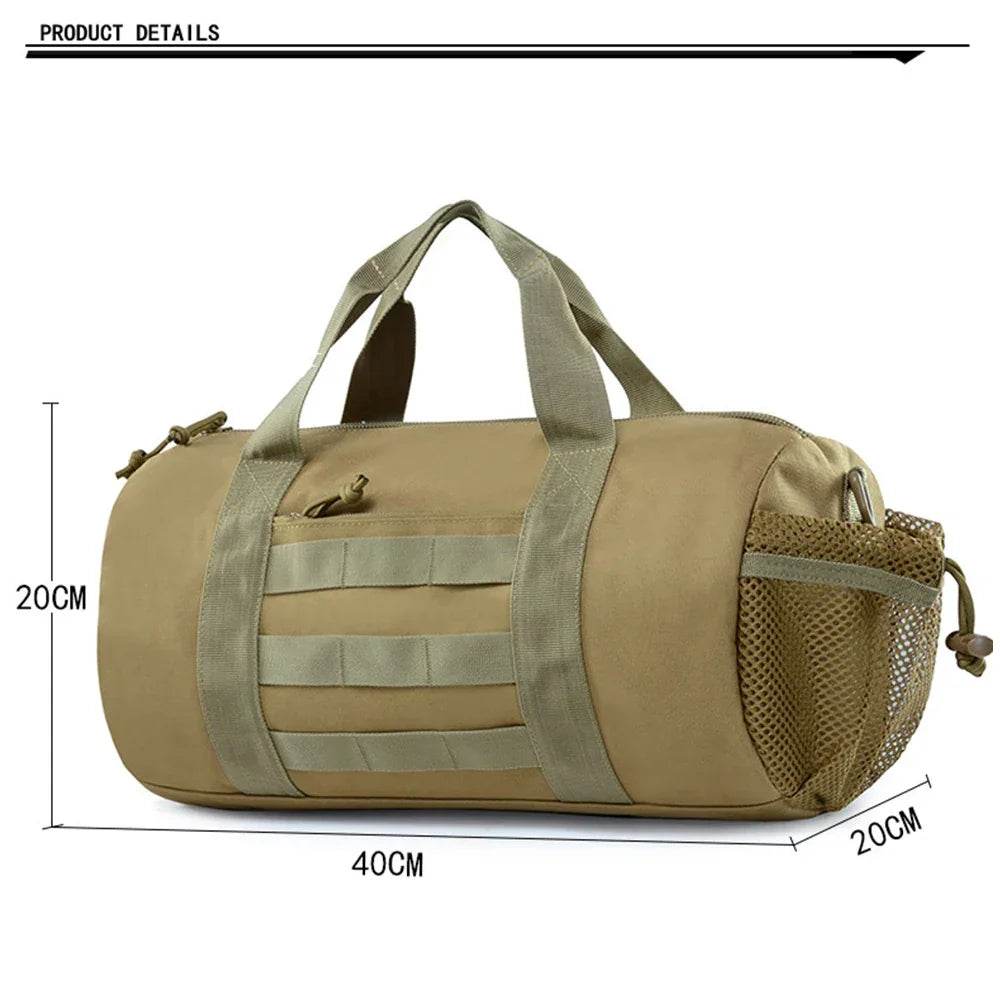 Tactical Military Shoulder Bag: Waterproof & Durable for Travel & Outdoor Adventures - Stylemein