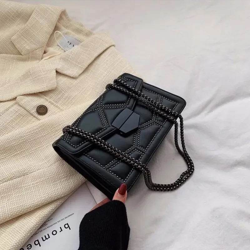Handbags | Chain Brand PU Leather Bags | Fashion Shoulder Bag | Lady Luxury Small Handbags - Stylemein