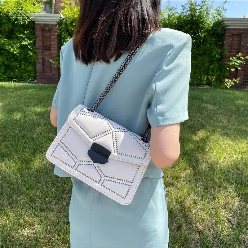 Handbags | Chain Brand PU Leather Bags | Fashion Shoulder Bag | Lady Luxury Small Handbags - Stylemein
