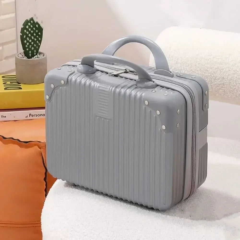 Mini Travel Suitcase 14" – Hard Shell Makeup & Cosmetic Case