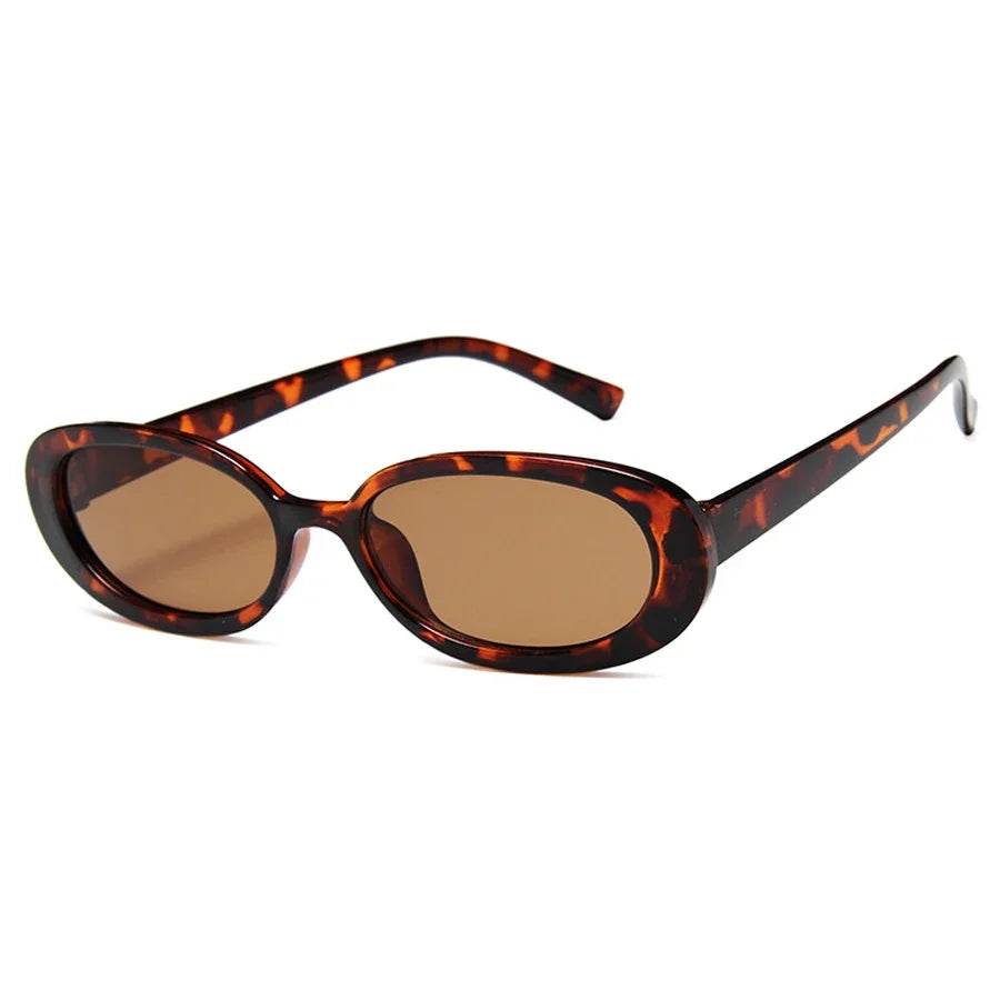 Stylemein - Vintage Oval Sunglasses for Women – Retro Small Frame UV400 Eyewear