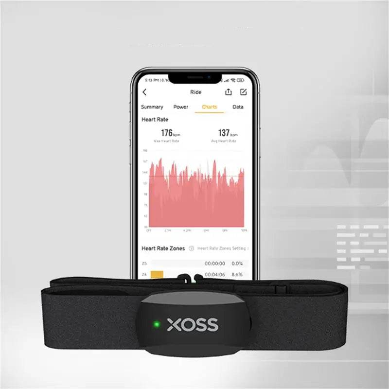 Wireless Heart Rate Monitor Chest Strap: Track Your Fitness for Cycling & Running - Stylemein