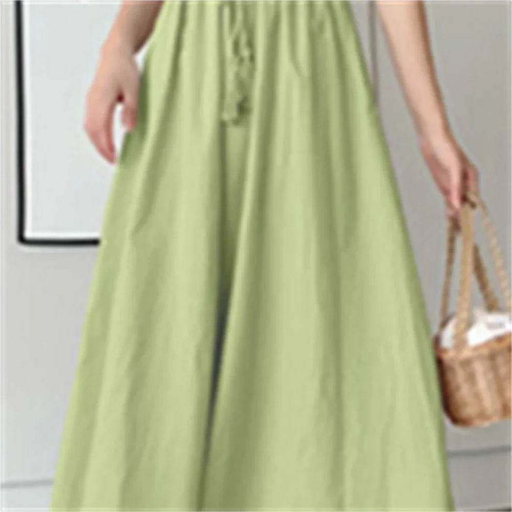 10-Color S-2XL Vintage Maxi Summer Dress for Women - Perfect for Evening and Beach - Stylemein