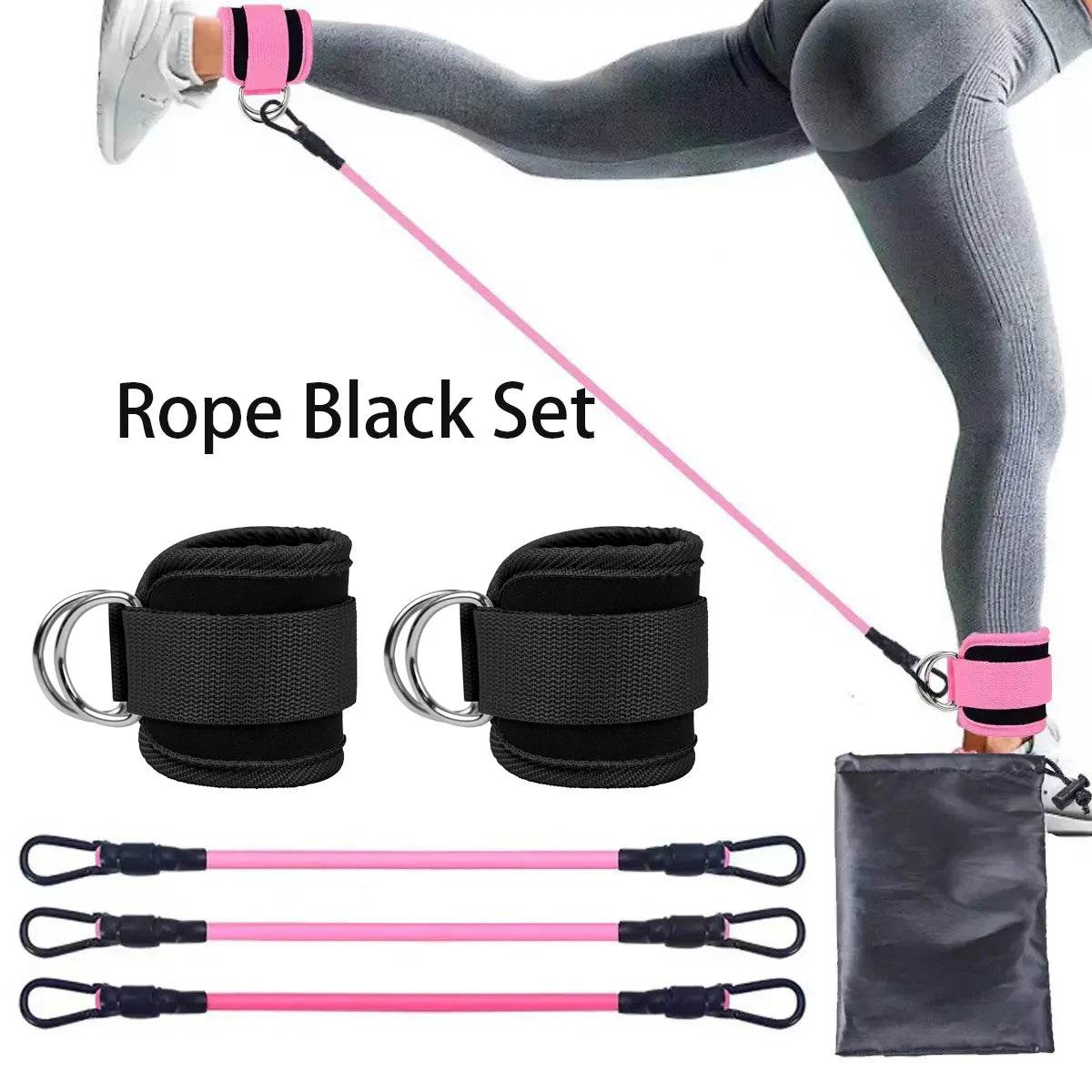 Ankle Strap Resistance Bands – Leg & Glute Workout Bands - Stylemein