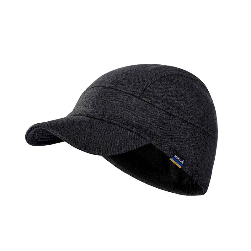 Warm Winter Ear Hat with Collapsible Brim: Ideal for Running & Outdoor Activities - Stylemein