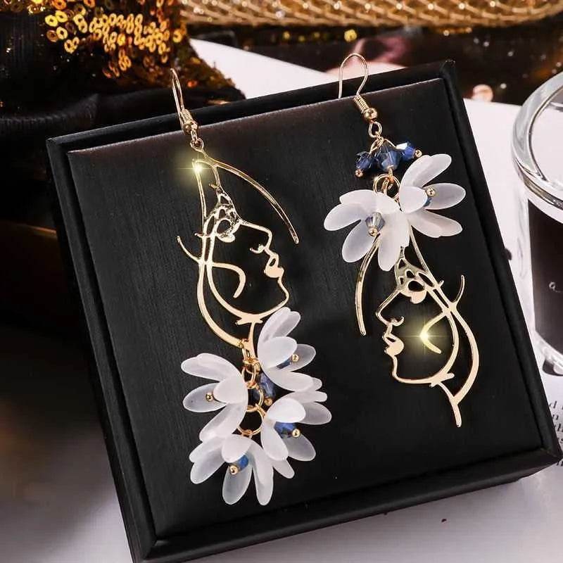 Long Irregular Tassel Earrings – 2PC Fashion Statement Jewelry - Stylemein