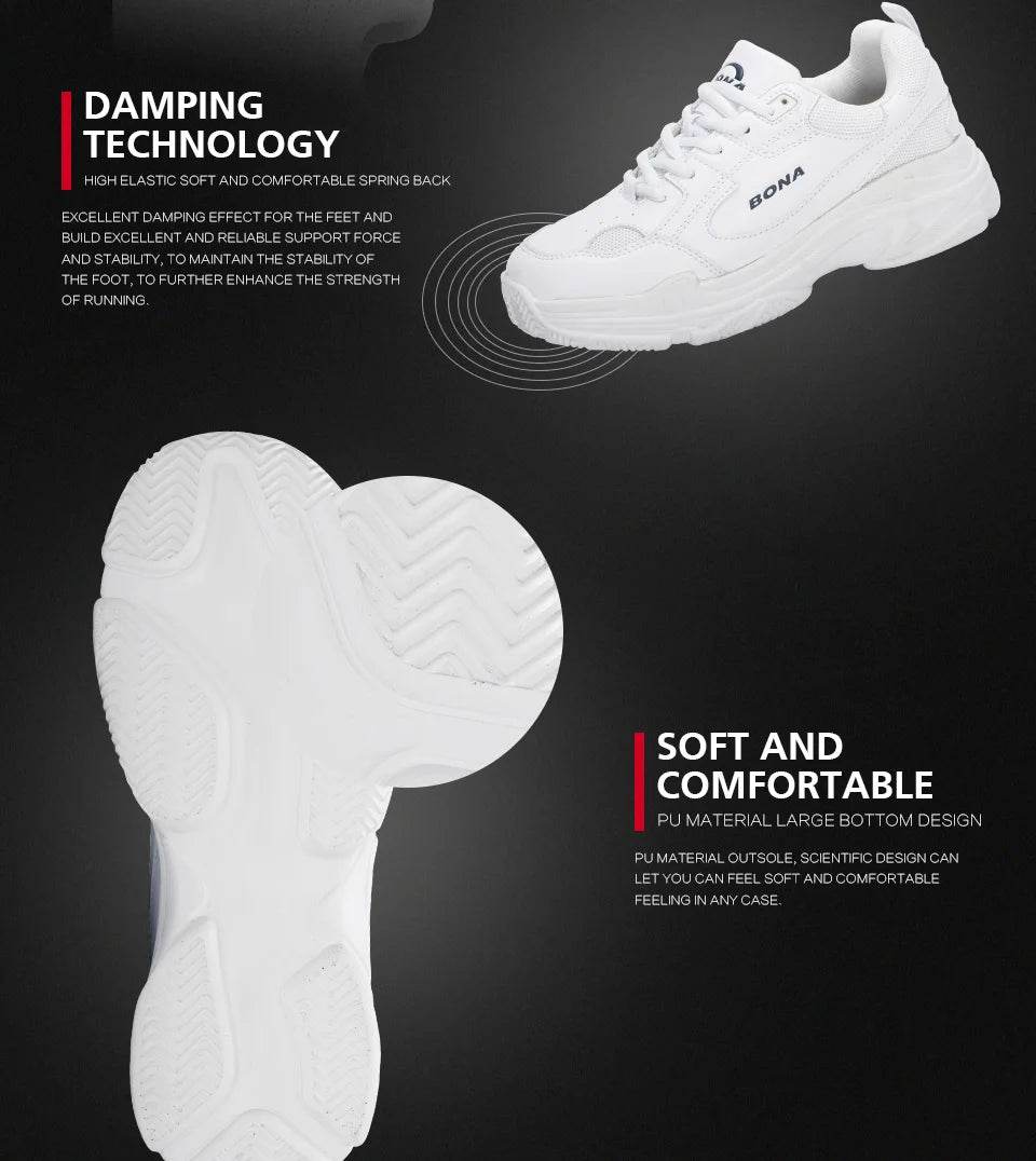 Stylemein - White Platform Sneakers for Women – Stylish & Comfortable Walkers