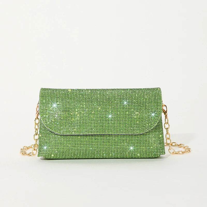 Sparkling Diamond Evening Clutch: Rhinestone Elegance for Women - Stylemein