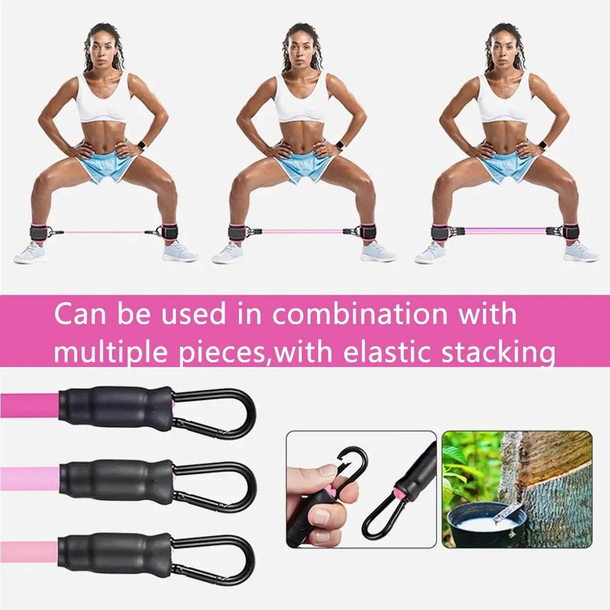 Ankle Strap Resistance Bands – Leg & Glute Workout Bands - Stylemein