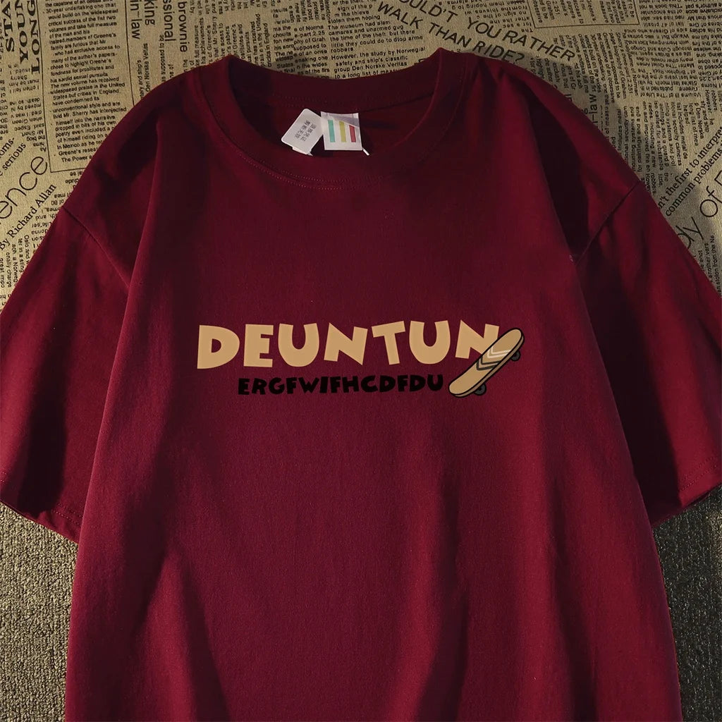 Unisex Vintage Oversized T-Shirt – Harajuku Loose Fit Summer Top