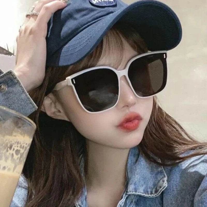 Stylemein - Korean Fashion Square Sunglasses Women Men Retro Beach Eyewear