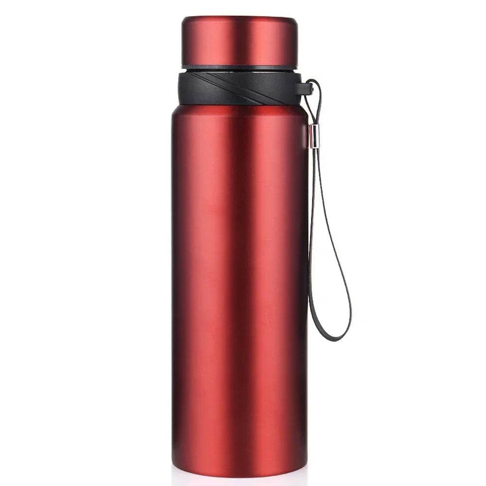1L Stainless Steel Thermos: Keeps Drinks Hot or Cold All Day-1000ml - Stylemein